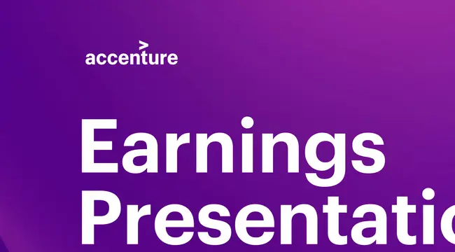 Accenture Q4 Fiscal 2025 Earnings Presentation 